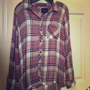 Rails Hunter button down plaid shirt
