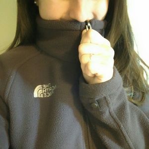 Chocolate North Face Fleece