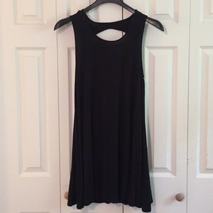 AEO Black Open-Back Dress