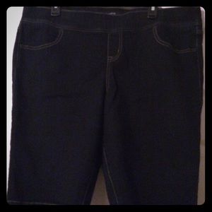 Torrid Dark Wash Lean Jean Bermuda Shorts - Size 2