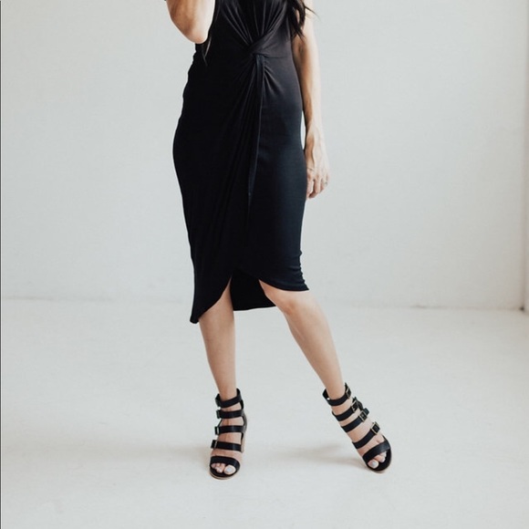 Strappy block heel - Black - Picture 5 of 5