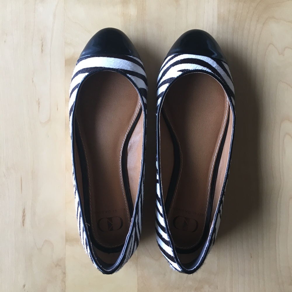 Kelsi Dagger zebra print flat 6.5