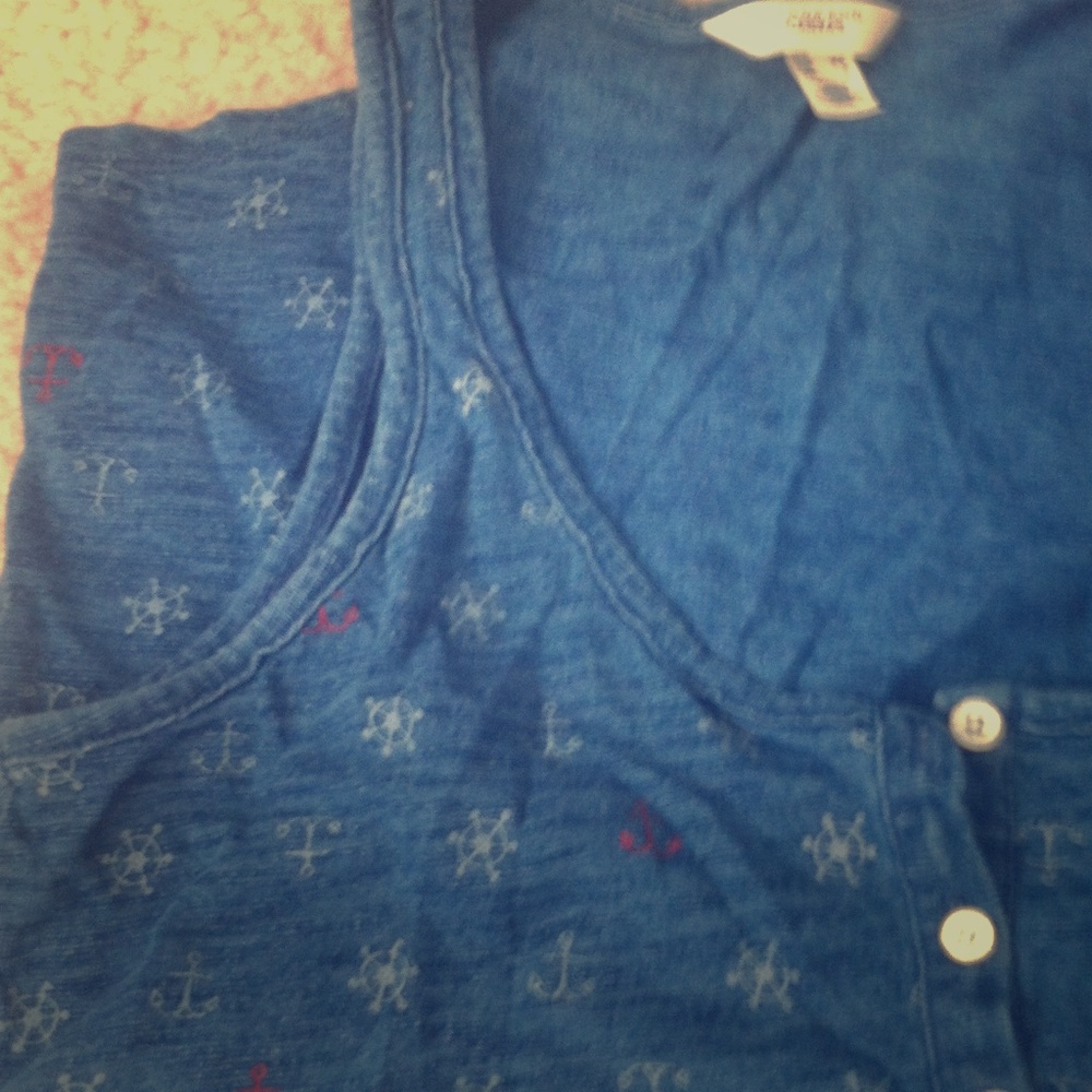 Nautical Lands End Canvas Tank