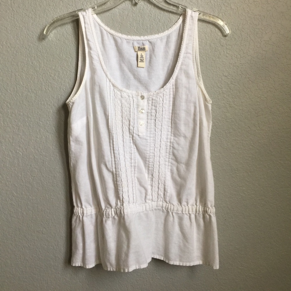 Bass White Casual Top