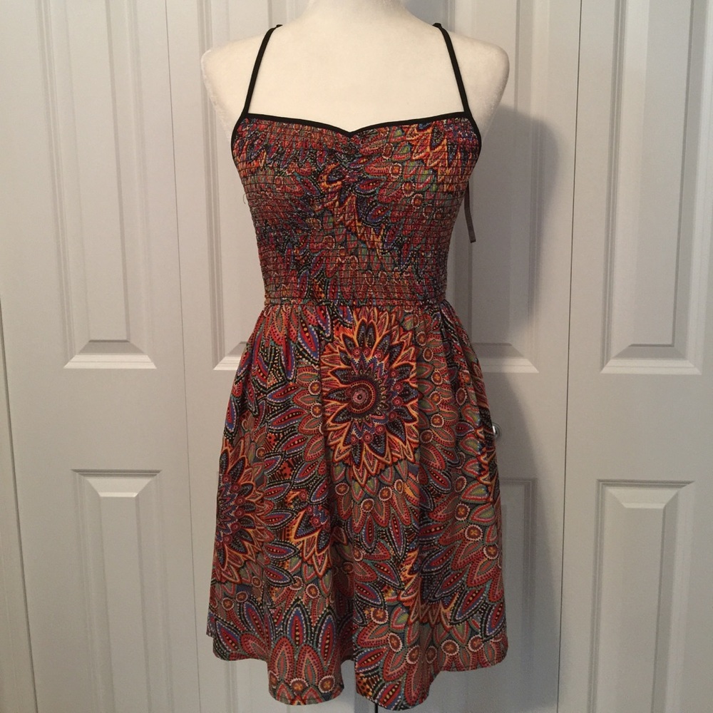 NWT Multi-Colored Festival Dress