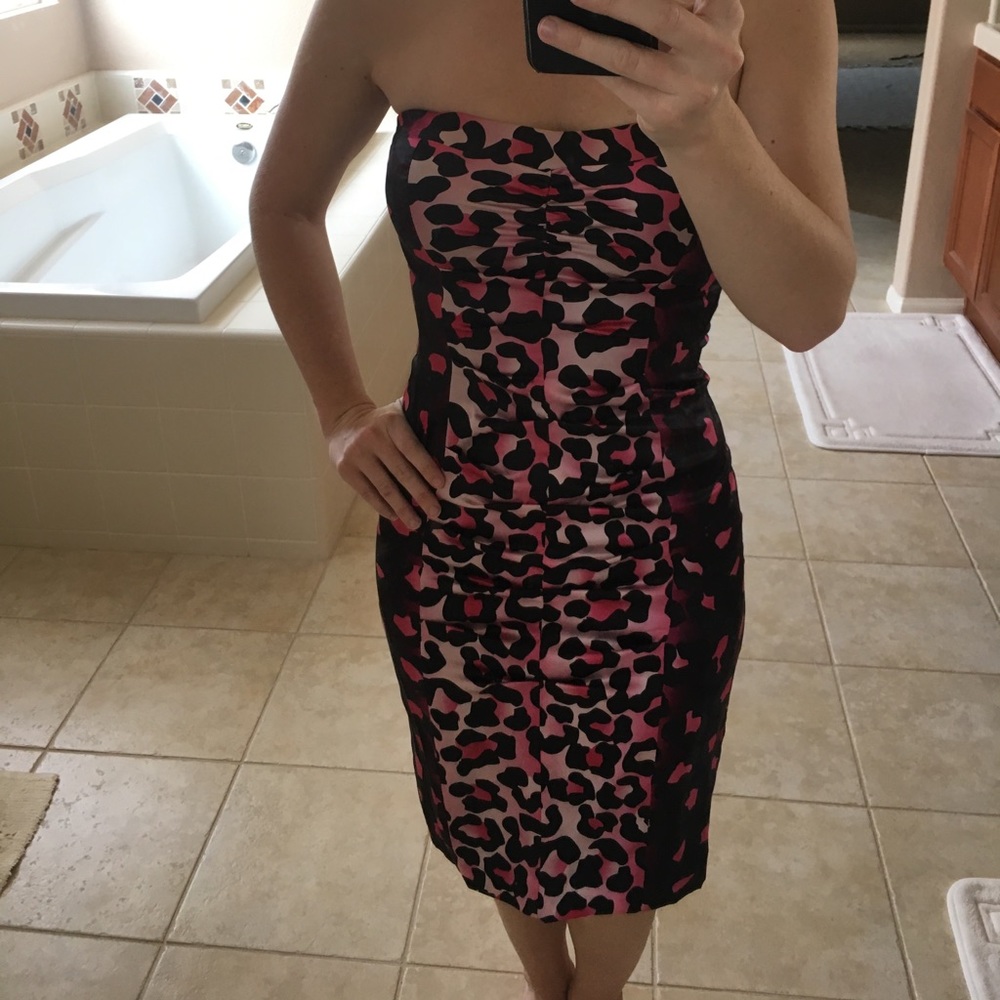 SALE! Cache Pink Leopard Dress