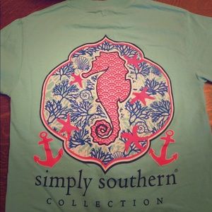 Simply Southern Seahorse Tee