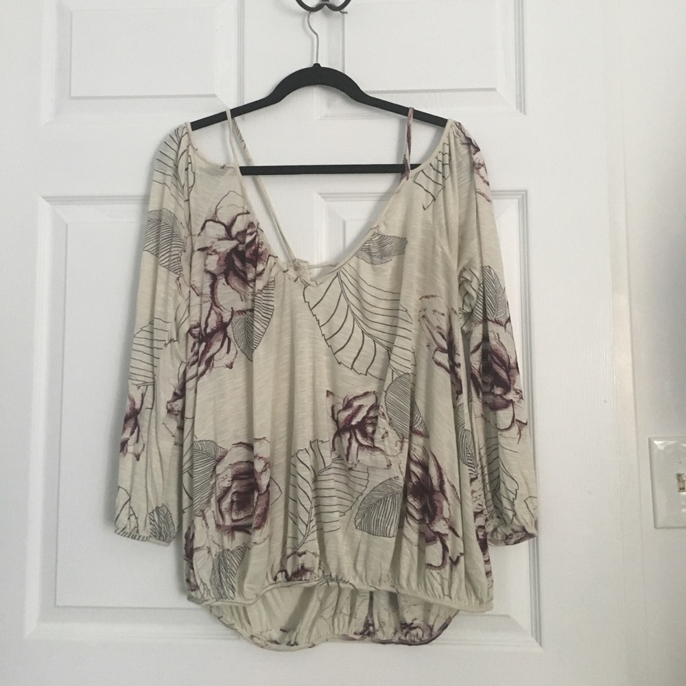 Free People Off Shoulder Blouse- M