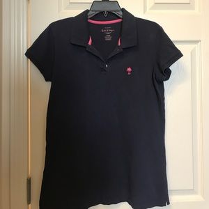 Navy Lilly Pulitzer Golf Polo