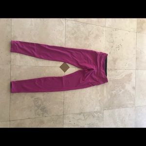 Hot pink reversible leggings