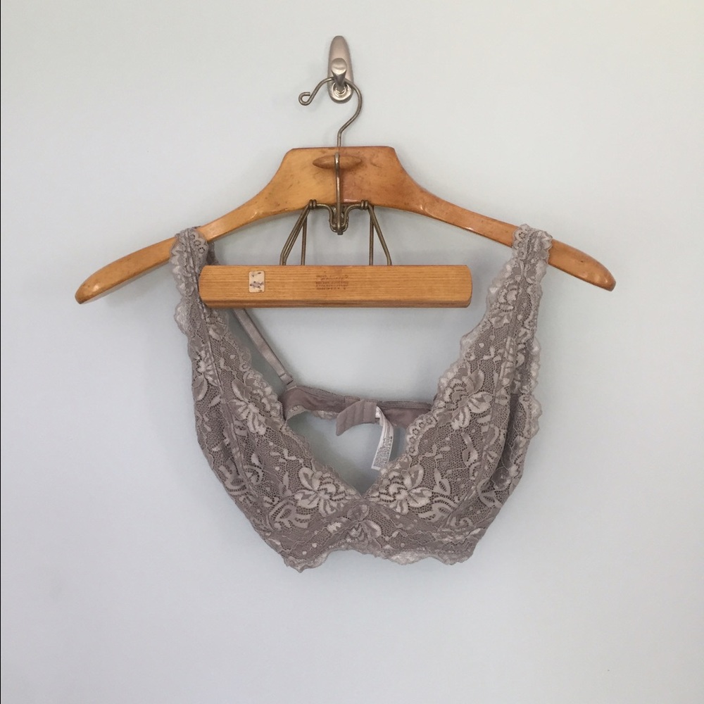 Delicate silver UO bralette