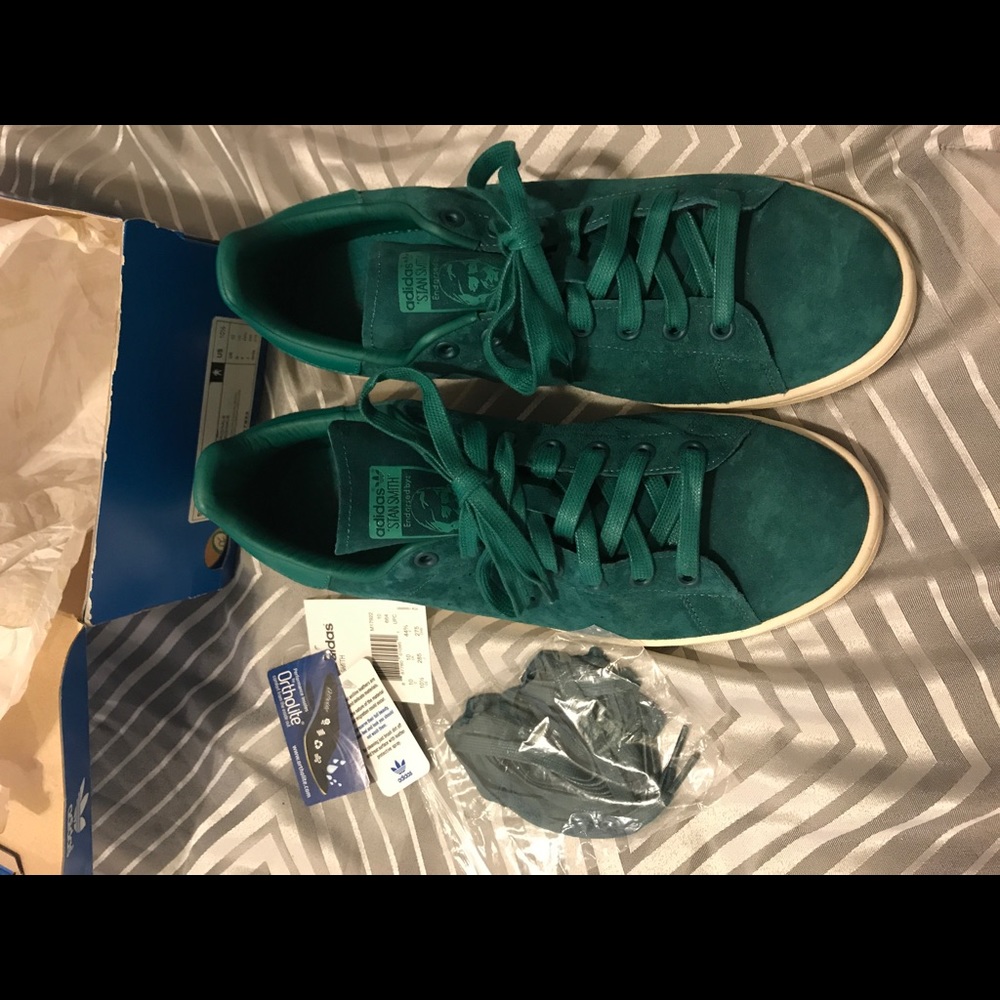 Means Stan smith adidas green suede