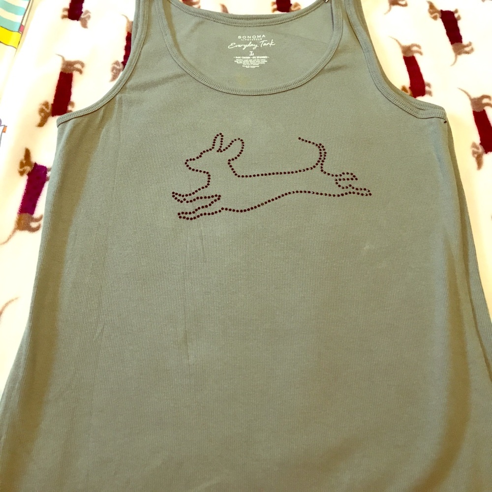 Dachshund Doxie Wiener Sausage dog tank top