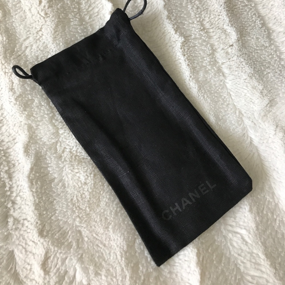 Authentic Chanel eyeglass cloth case