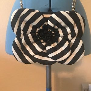 Kate spade striped flower cross body bag