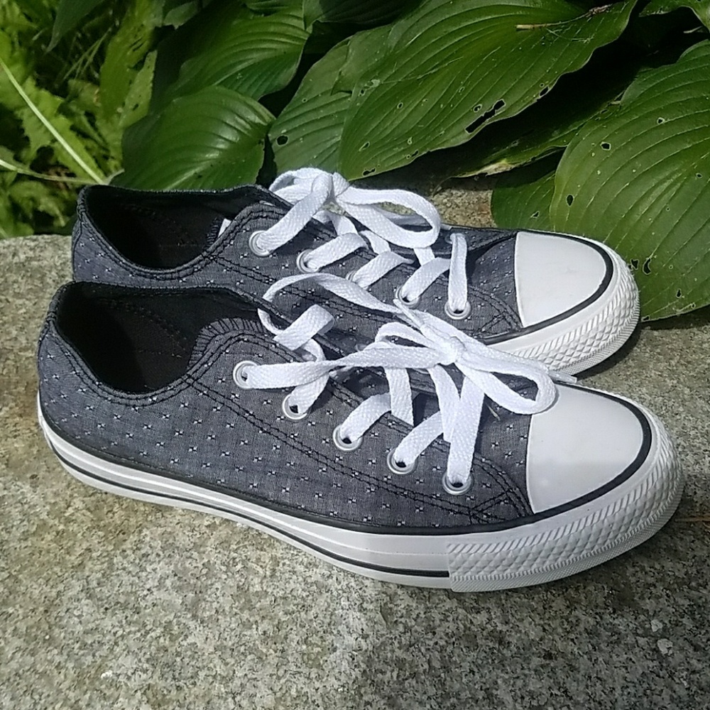 Grey designed Converse All Star sneakers