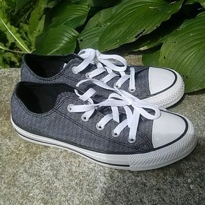 Grey designed Converse All Star sneakers