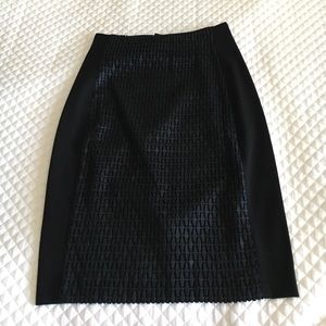 High waisted BR black skirt