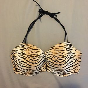 Tiger print Victoria's Secret swim top
