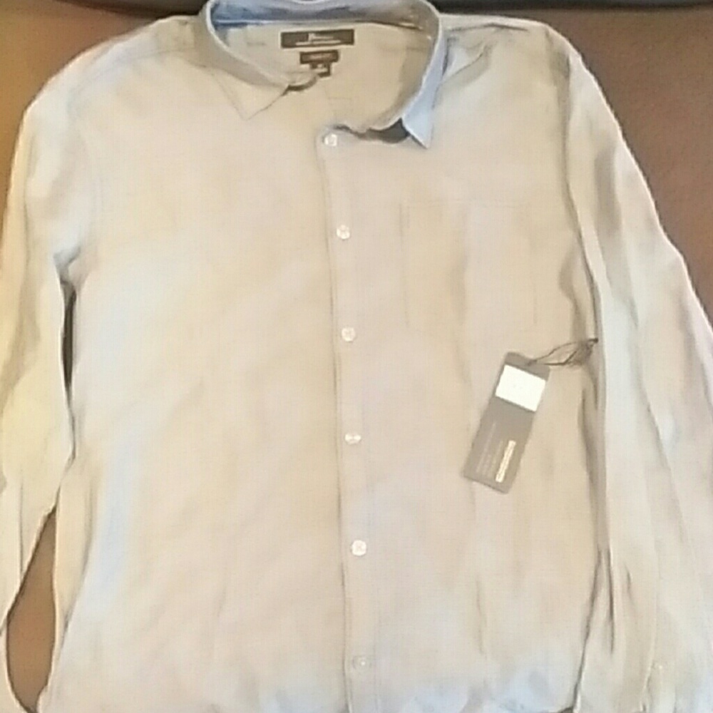 Grey Button Up