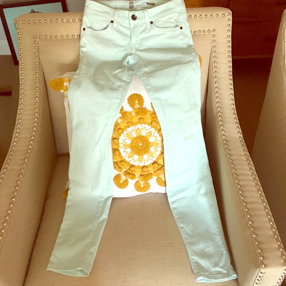 Level 99 Light Turquoise Skinnies