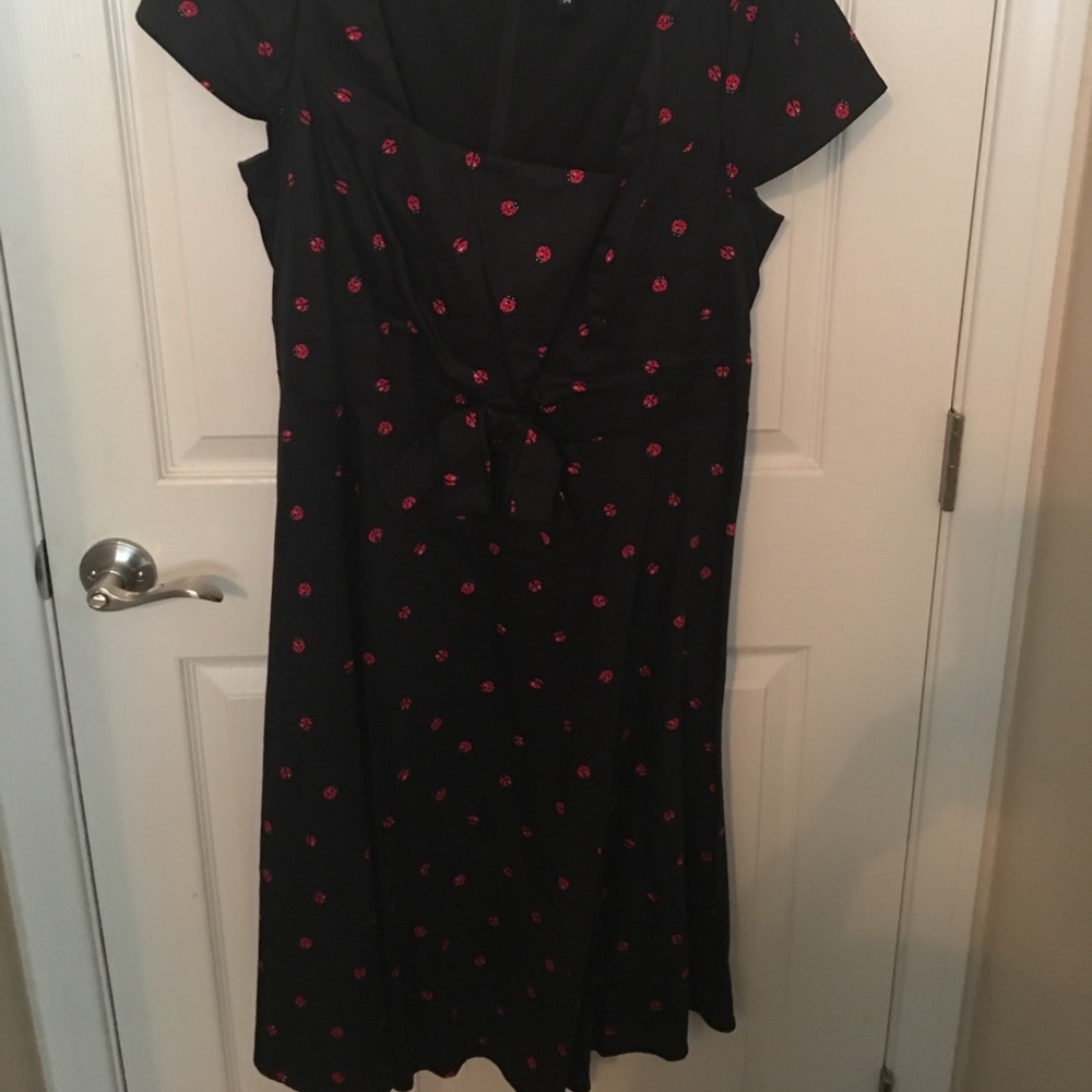Torrid lady bug swing dress
