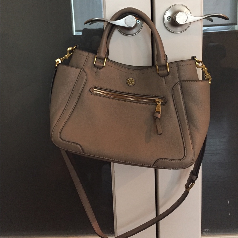 Gray Tory Burch bag