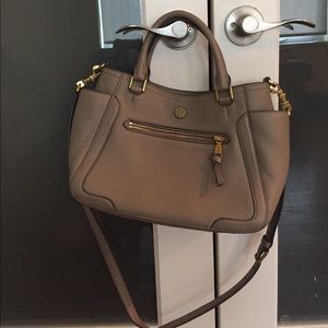 Gray Tory Burch bag