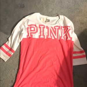 NWT love pink shirt half sleeves size small