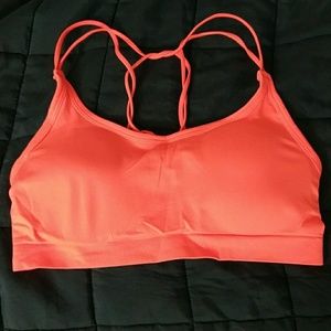 Fabletics braided  back sports bra