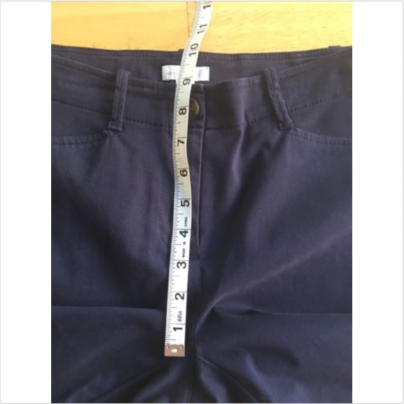 J JILL Live-in Chino Blue Bermuda Shorts Size 2 - Picture 5 of 5