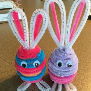 Easter bunny storage containers