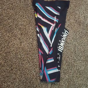 Striped Reebok work out leggings