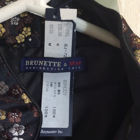 Pretty silky Asian jacket .. CUTE PROM JACKET? - Picture 2 of 7