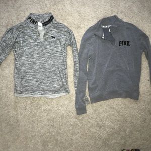 Two Gray Half Zips for Kelly