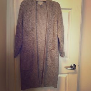 Banana Republic cable knit duster
