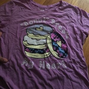 Size 20 girls graphic t shirt from justice