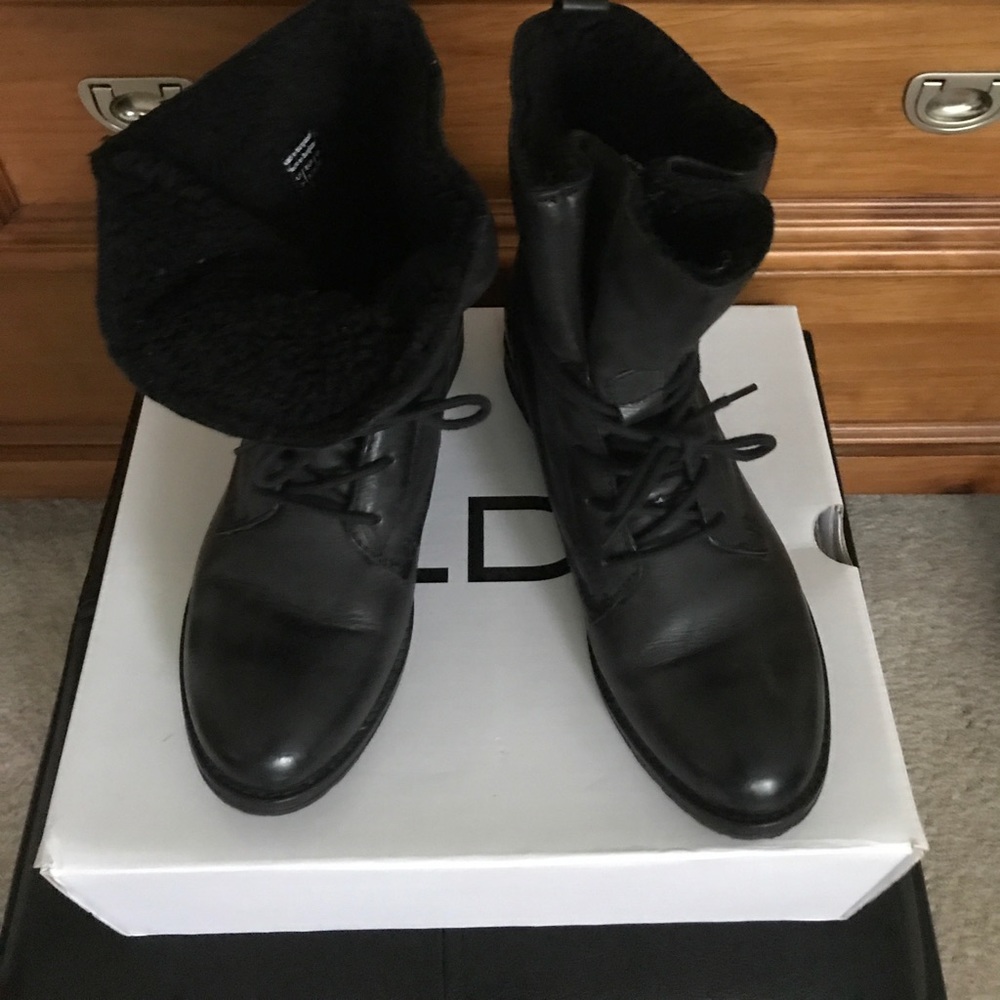 Aldo combat lace up boot