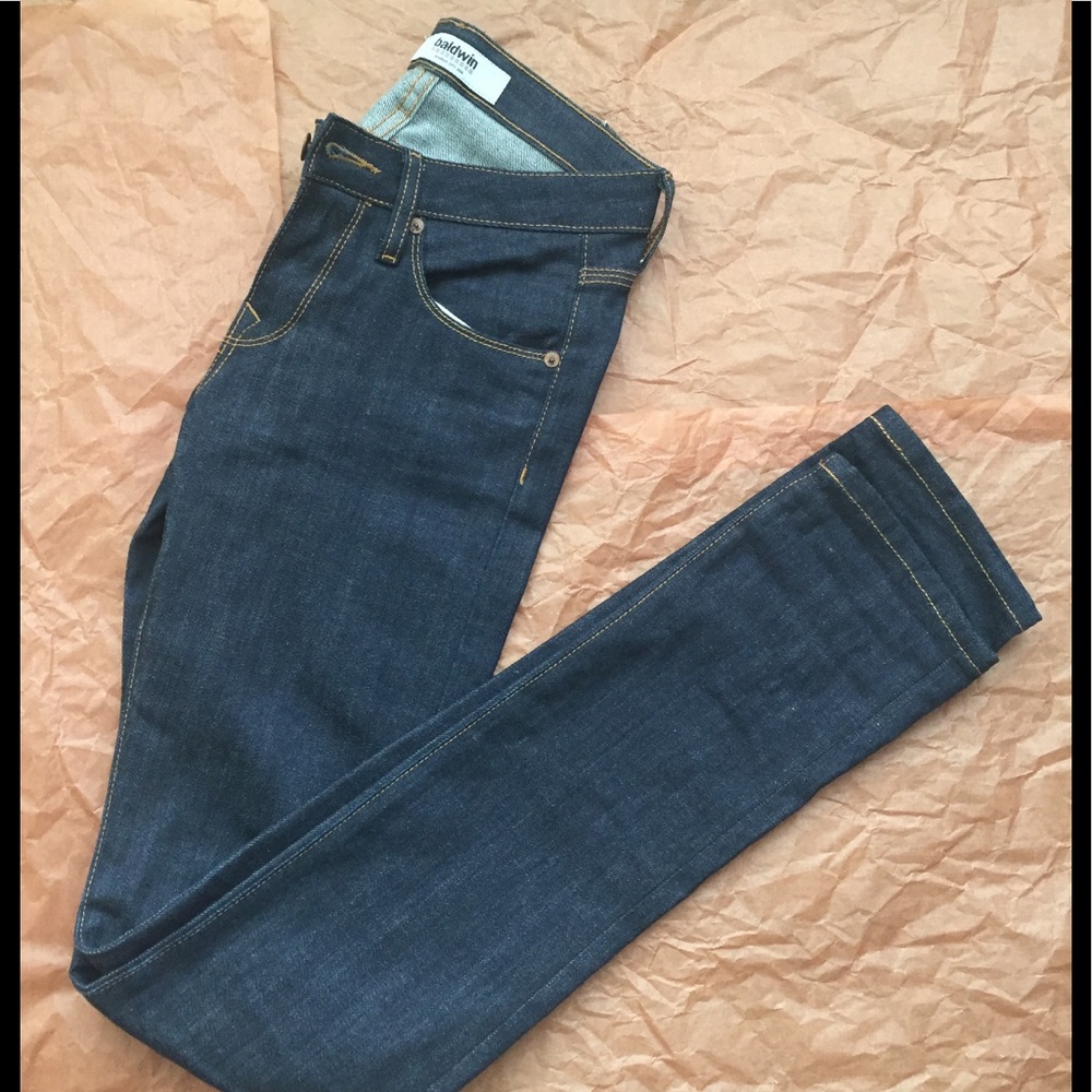 Baldwin Denim: the EJ Straight Leg, size 24