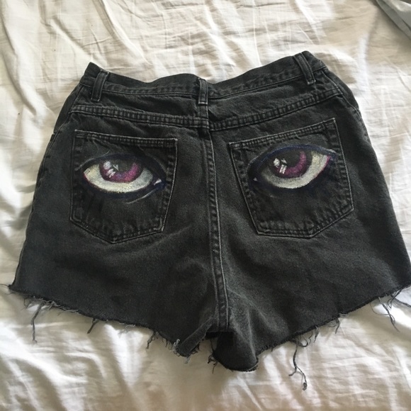 High wasted black shorts - Picture 1 of 2