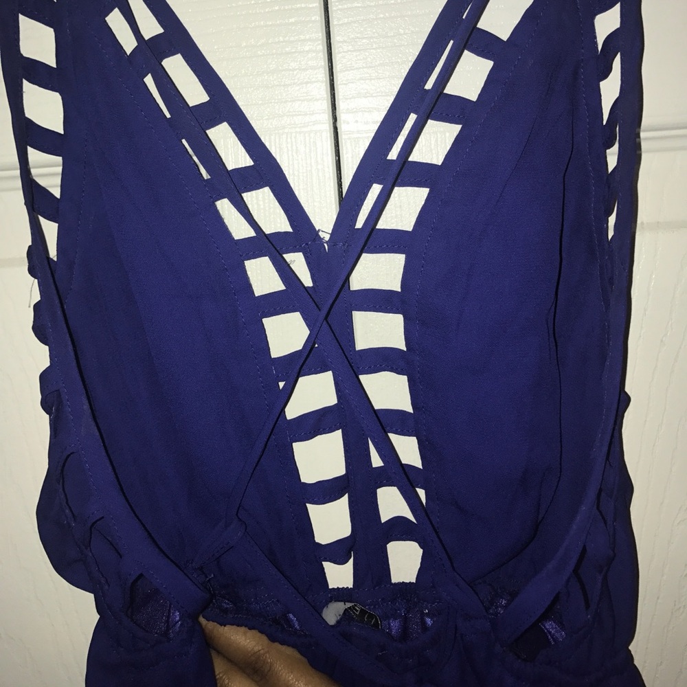 Blue jumpsuit/romper