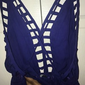 Blue jumpsuit/romper