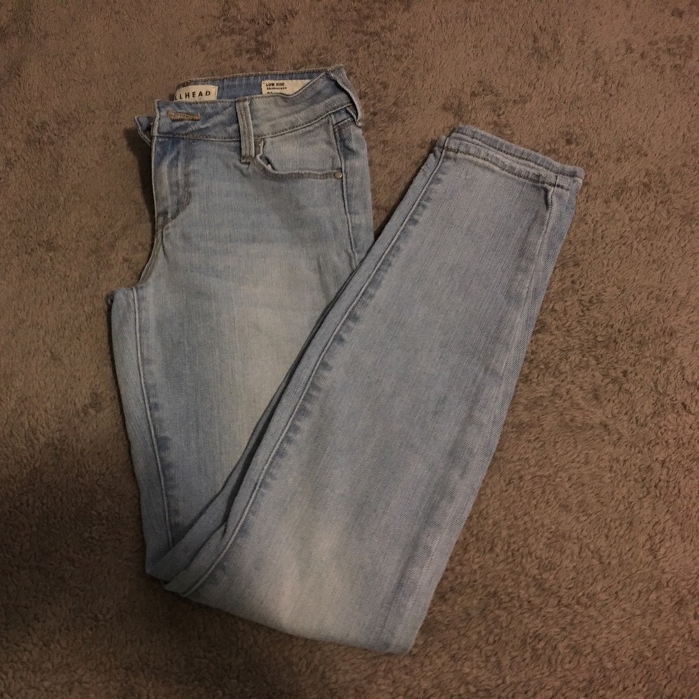 Pacsun Bullhead Light Wash Skinny Jeans