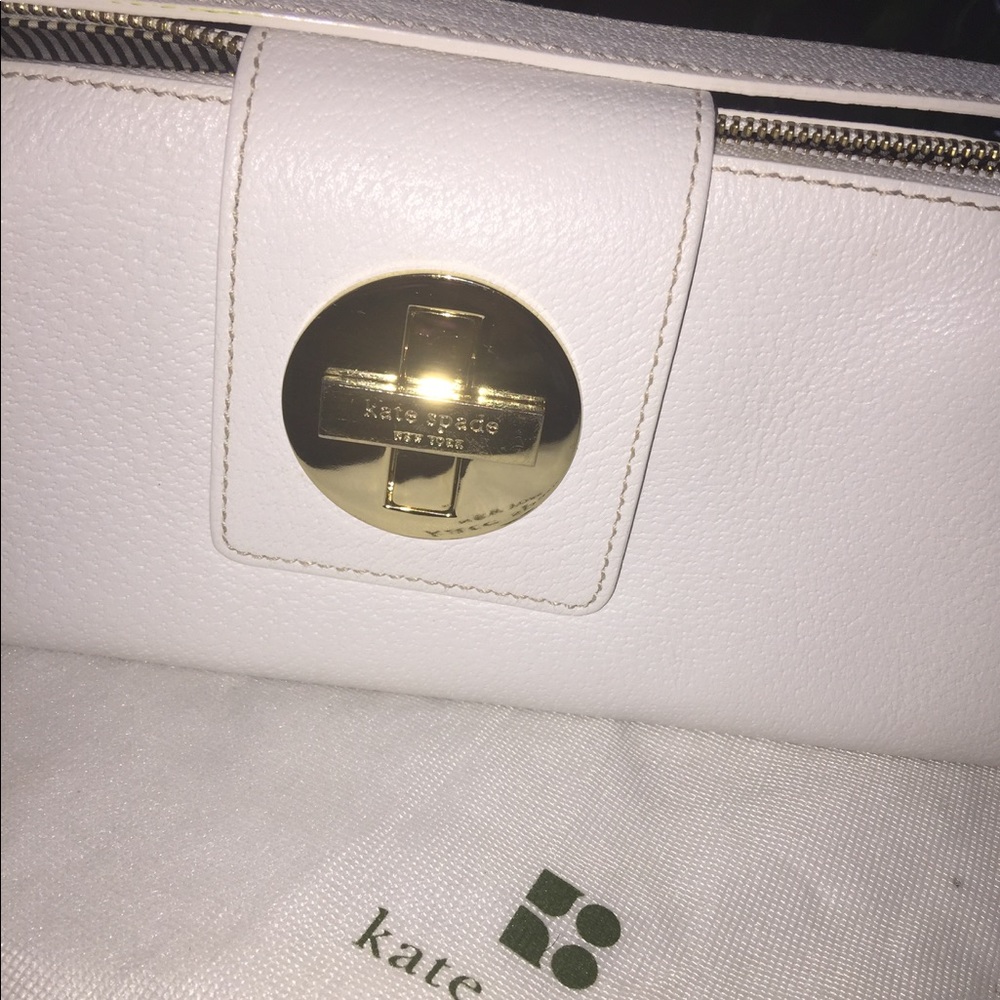 Happy to be BEST DRESSED HP all White Kate Spade