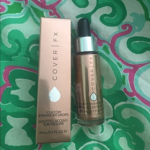 COVER FX CUSTOM ENHANCER DROPS IN ROSE GOLD!!!!!😍