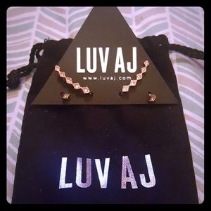Luv AJ set of 2 earrings