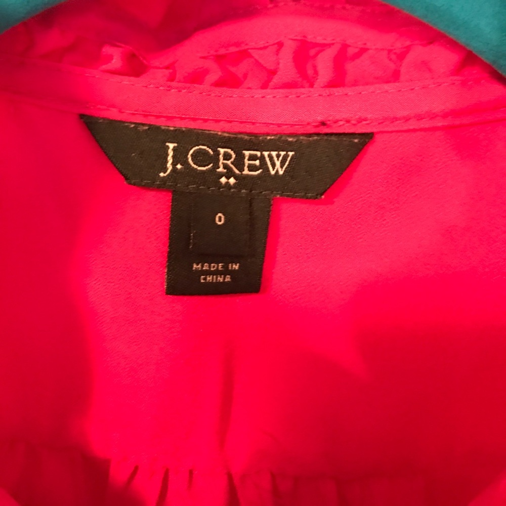 J.Crew Ruffle Neck Top! REDUCED!! - Picture 3 of 5