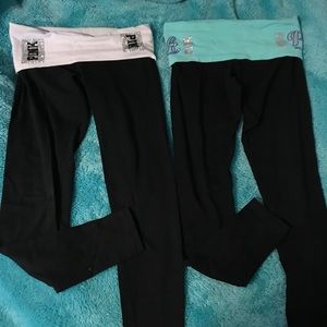 Vs pink voga leggings bundle