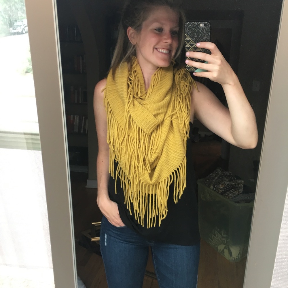 Fringe Sweater Scarf