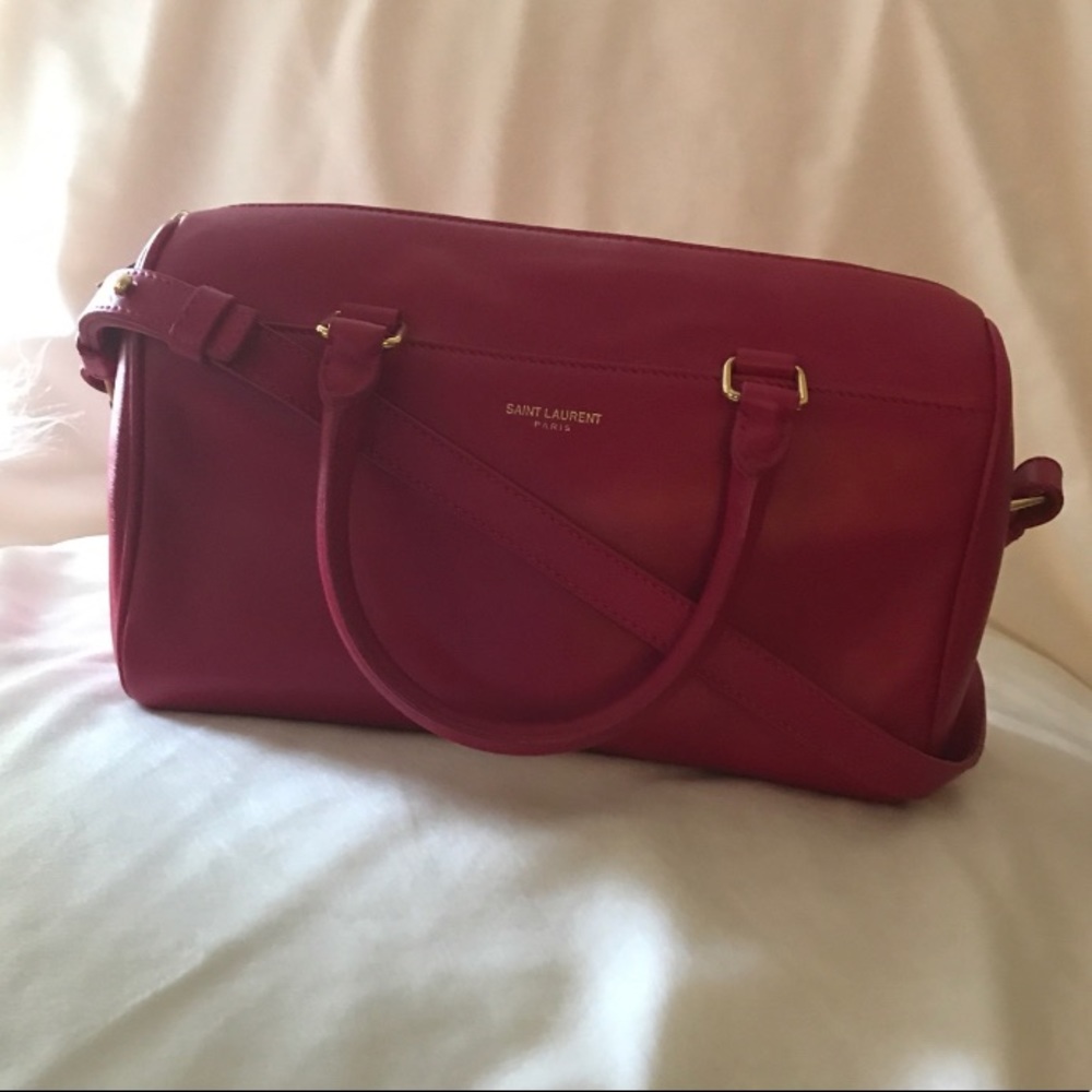 100 % AUTHENTIC Saint Laurent mini duffle